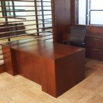 Modern Office furniture for bank Cherry Walnut