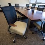 Commercial Furniture, Desks, Kimball, Alpine Bank, Chairs