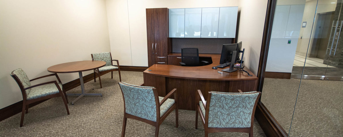 Commercial Furniture, Desks, Kimball, Alpine Bank, Chairs