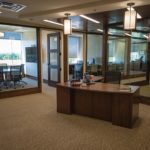 Commercial Furniture, Desks, Kimball, Alpine Bank, Chairs