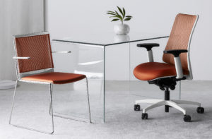 Via Seating, Copper Mesh Chair, Chairs, office design, healthcare