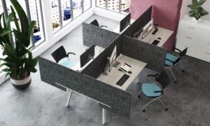 Privacy screens, office design, workplace design
