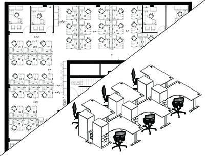 Space Planning, Office Design, Interior Design, Office Furniture